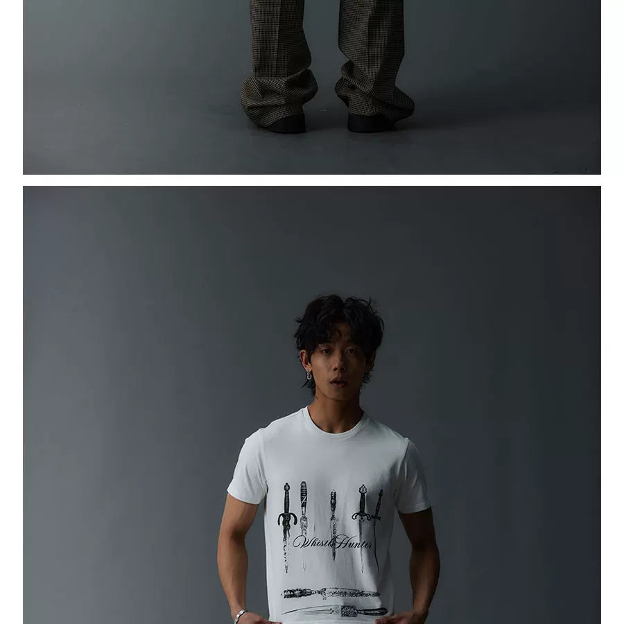 Slim Fit Vintage Print Tee