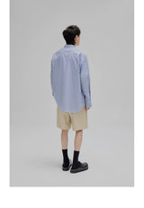 Striped Paneled Pocket Shirt