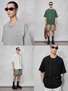 Double Pocket Split Hem Loose Tee