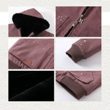 Men's Splatter Canvas Padded Jacket
