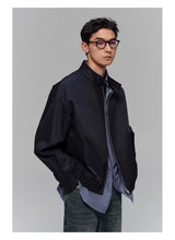 Reversible Plaid Lined Cotton Harrington Jacket