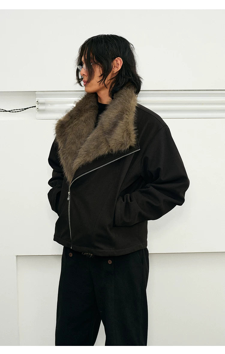 Men's Winter Detachable Rabbit Fur Coat