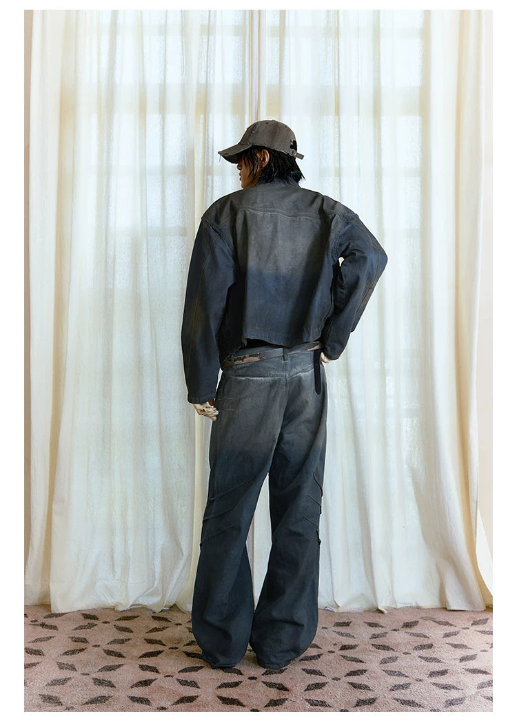 Frosted Washed Denim Jacket