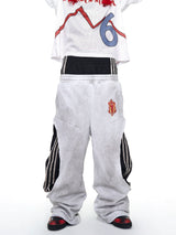 Men's 2-In-1 3-Stripe Wide Leg Sweatpants