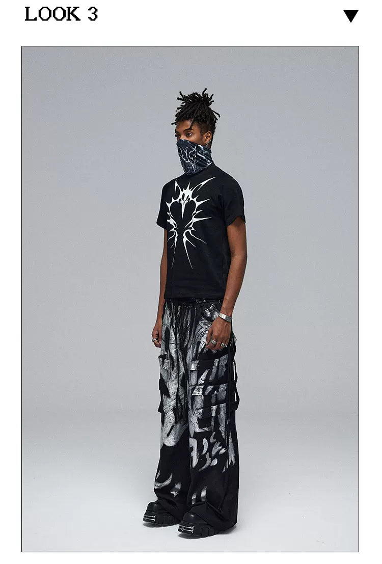 American Hip-Hop Printed Slim Tee