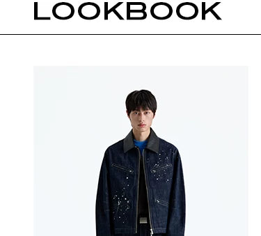 Hand Splashed Washed Straight Cropped Jeans