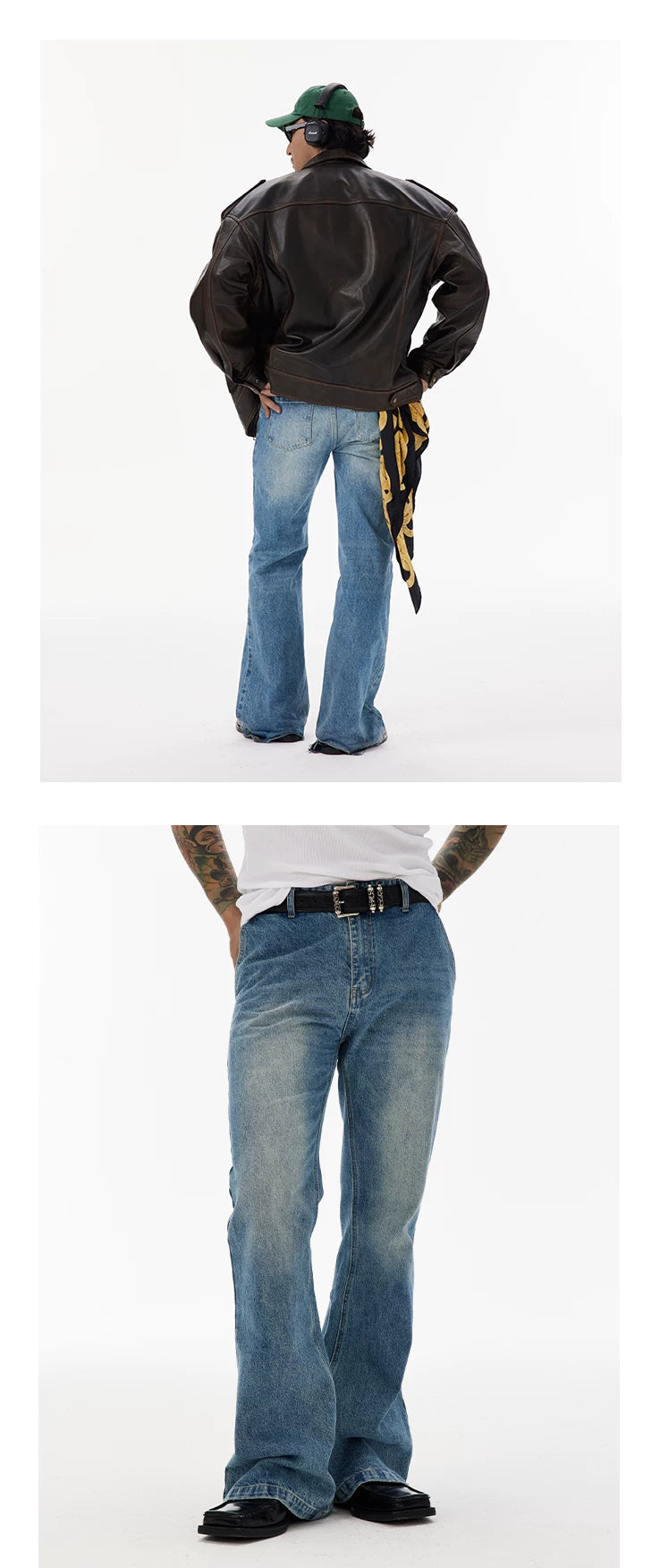 Men's Flared Casual Jeans