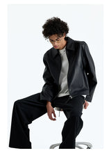 Merino Wool Pleated Elastic Waist Pants