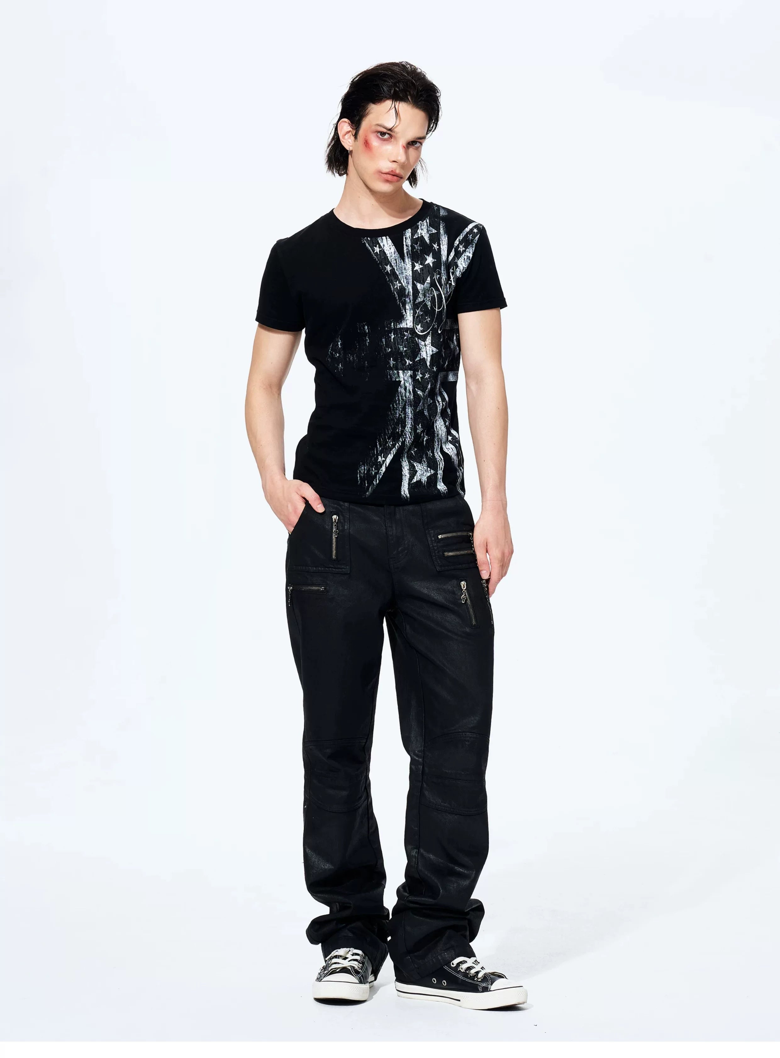 Men's Union Jack Print Tees