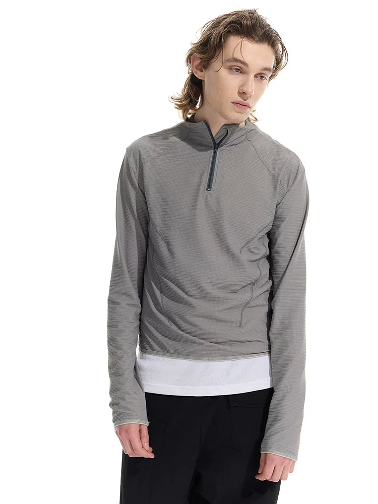 UPF30+ Half-Zip Quick-Dry Stretch Sun Jacket