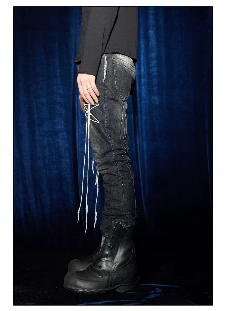 American Vintage Star Drawstring Stretch Jeans