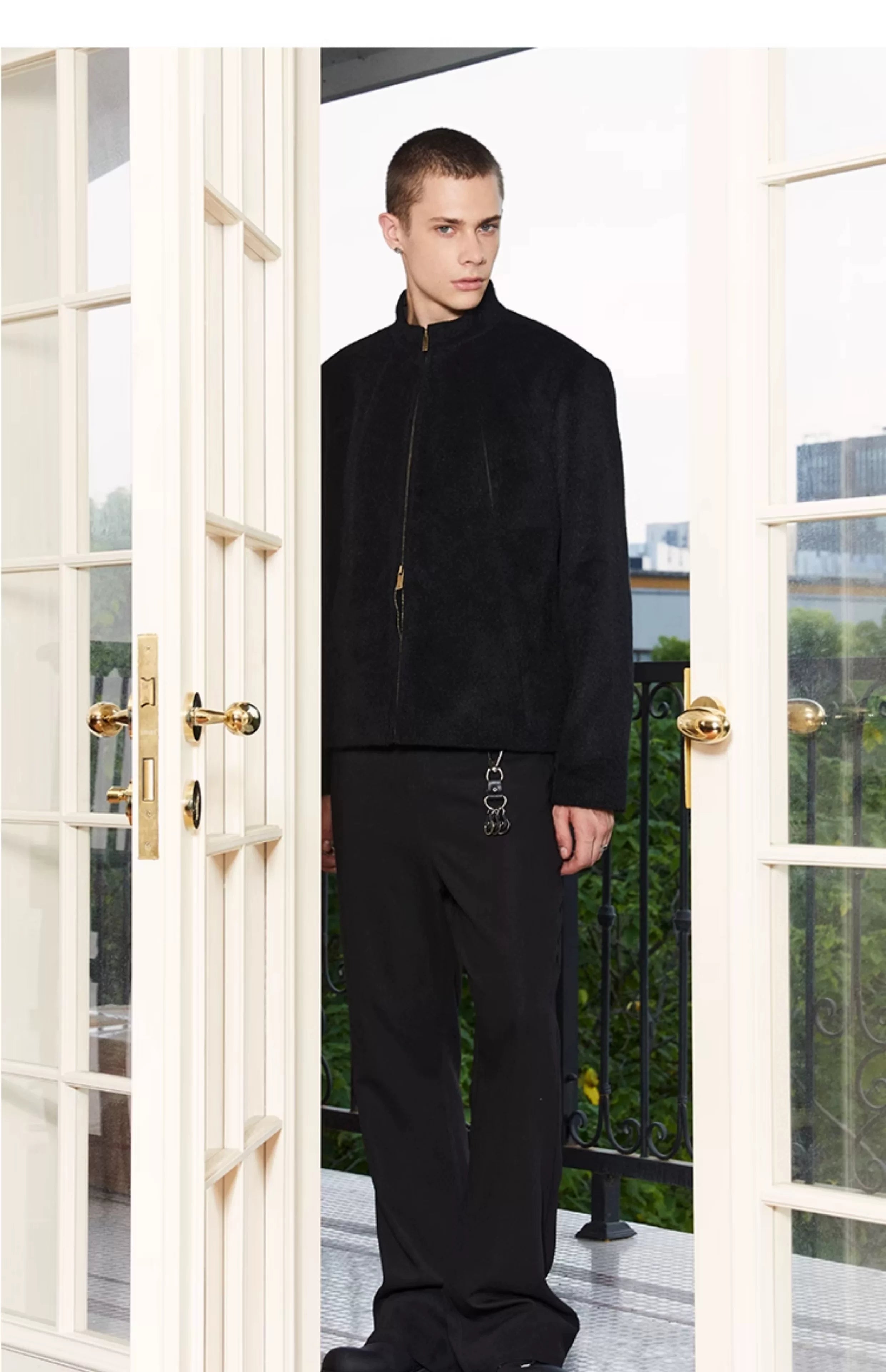 Men's Flare Slim Casual Suit Pants