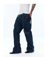 Men's Flare Denim Overalls
