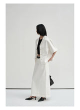 Cropped Contrast Cuban Collar Shirt Jacket