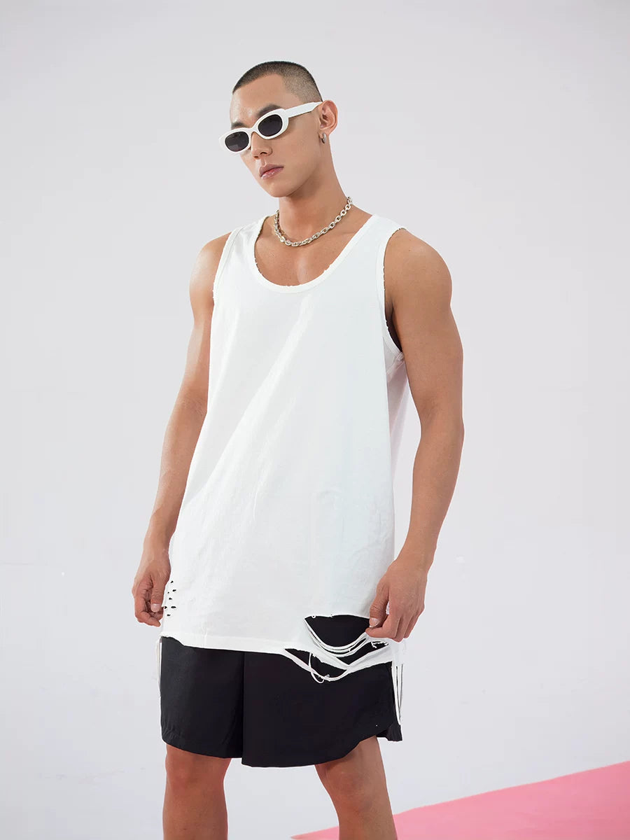 Men's Ripped Sports Tank Tops