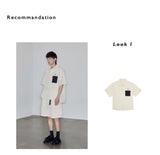 Magnetic Belted Elastic Multi-pocket Shorts