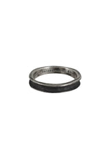 Handmade Oxidized Silver Inverted Cross Ring