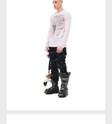 Opium Print Slim Stretchy Lyocell Tee