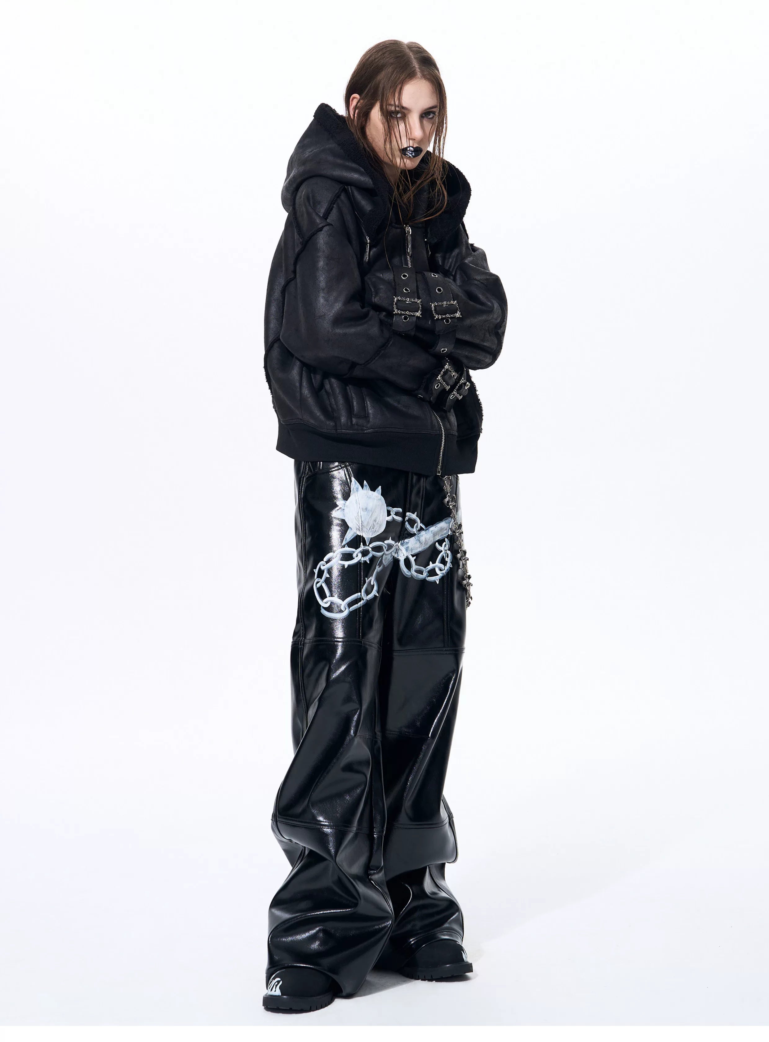 Men's Dual Hood Bomber Puffer Jacket