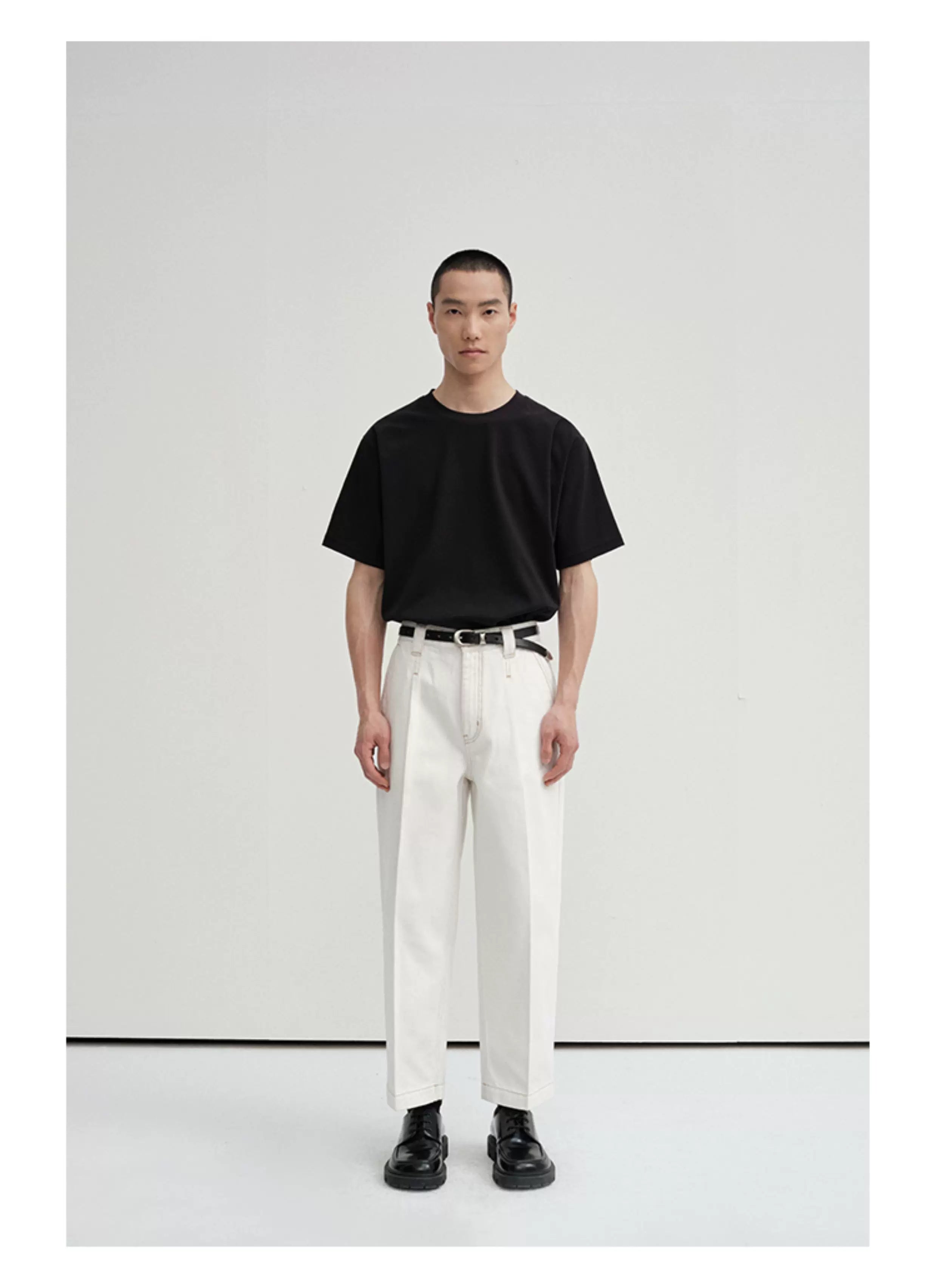Basic Short Sleeve Sorona Cotton Tee