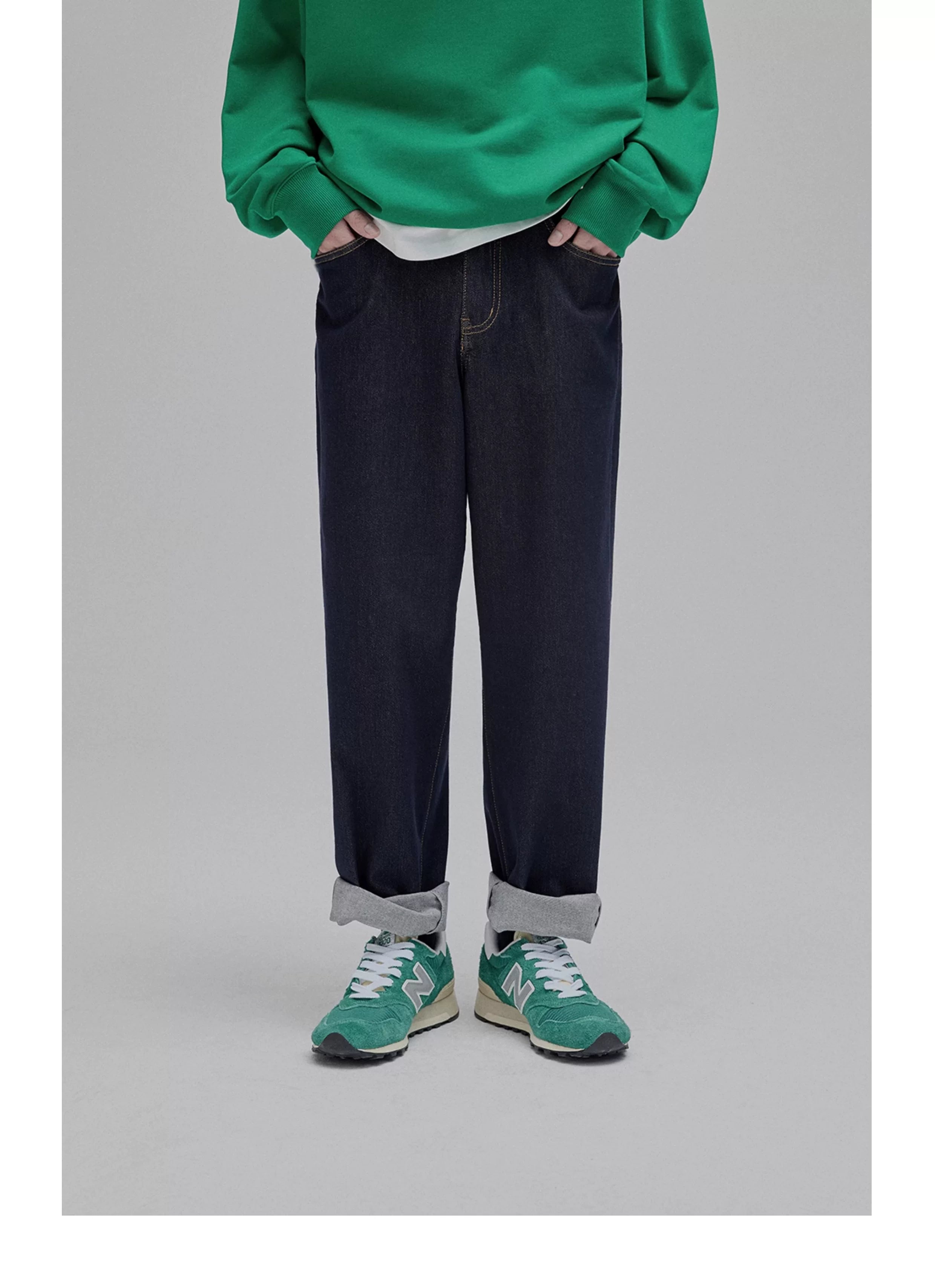 Lightweight Tapered Jeans