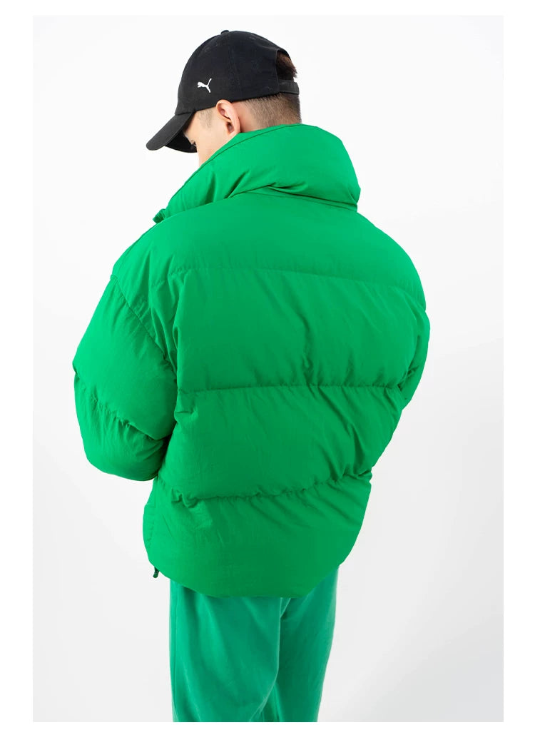 Men's Oversized Green Puffer Jacket