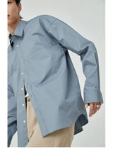 Split Pocket Basic Cotton Shirt