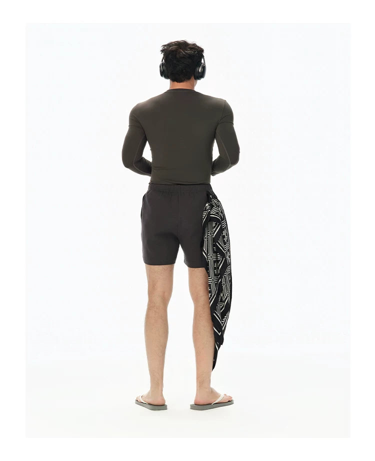 Soft Quick-Dry Fitted Long-Sleeve Top