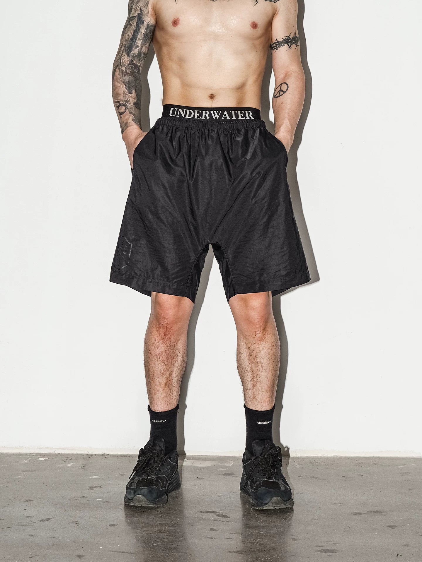 Quick Dry Breathable Drawstring Training Shorts