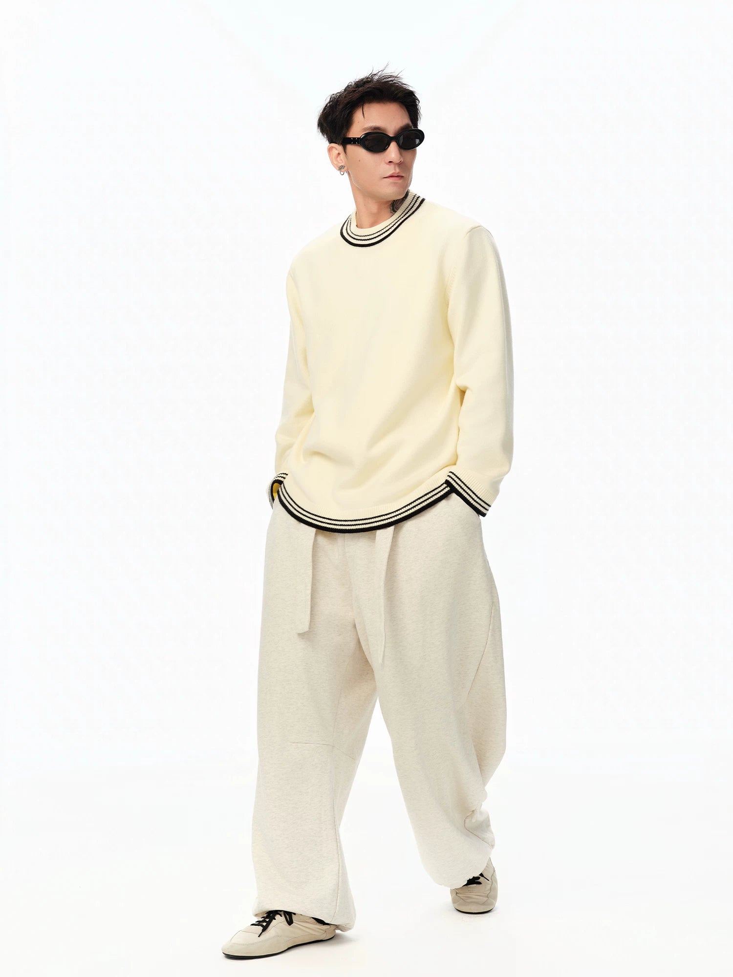 Loose Crew Neck Sweater
