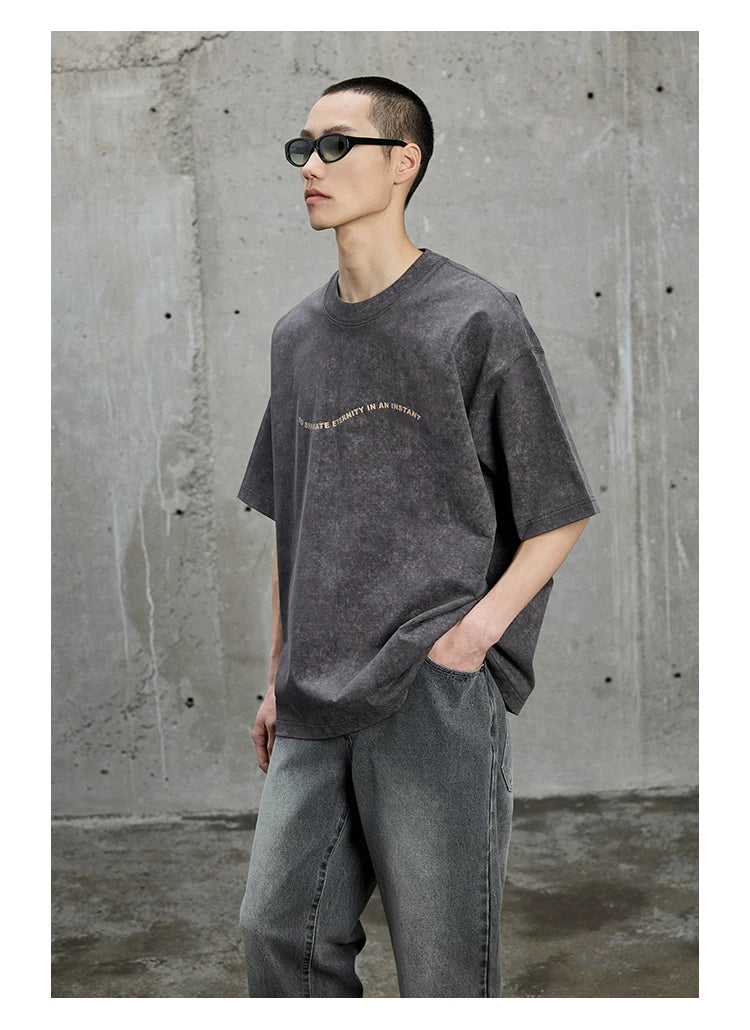 Heavyweight Vintage Washed Printed Tee