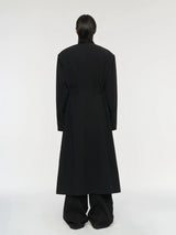 Dual Style Shoulder Pad Trench Coat