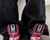 Pink Long-Tongue Vulcanized Sneakers