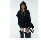 Three Color Cleanfit Couple Zip Hoodies