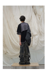 Multi-Length Detachable Patchwork Cargo Pants