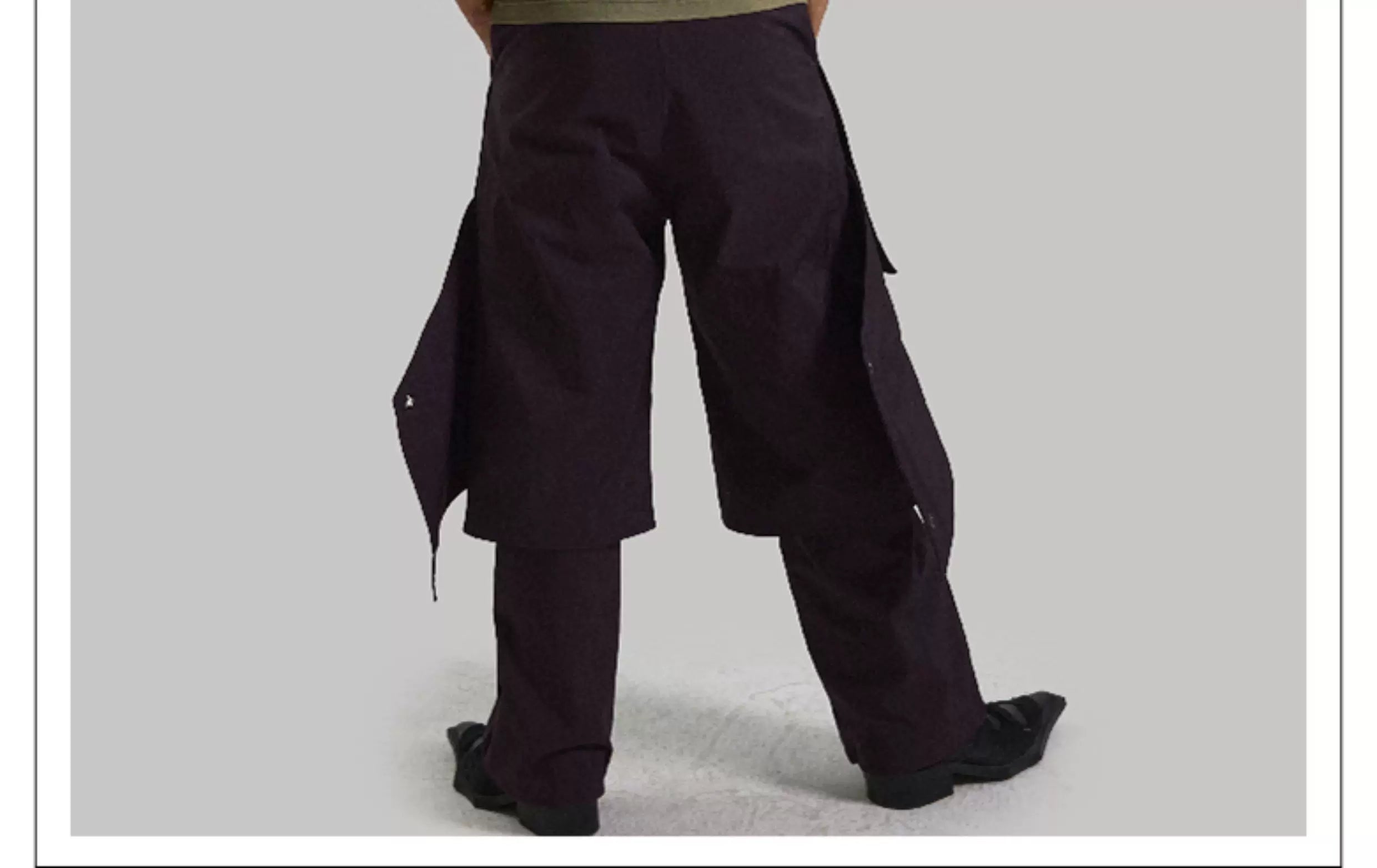 Crinkled Drawstring Outdoor Pants