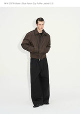 Loose Slim Lapel Collar Cotton Coat