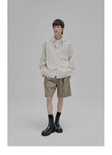 Blue White Striped Pocket Shirt