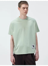 Multi-color Cotton Crew Neck Tees