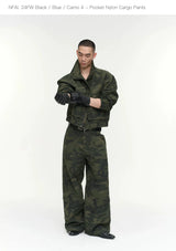 Multi-Color Loose 4-Pocket Cargo Pants