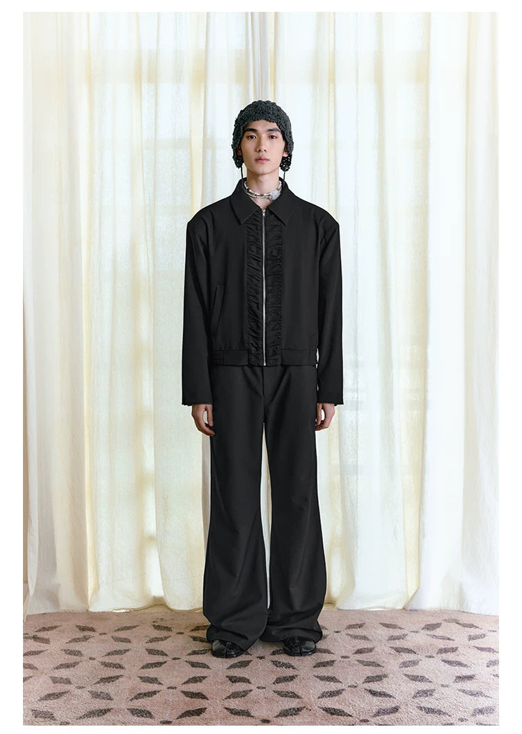Boxy Fit Court Jacket YKK Zipper