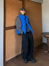 Unisex Loose Pleated Multi-pocket Cargo Pants
