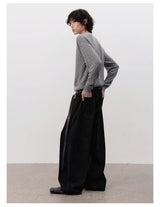 Vintage Washed Denim Banana Pants