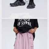 Casual Three Color Pocket Drawstring Shorts