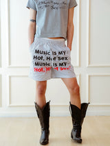 Unisex Vintage Striped Letter Print Boxers