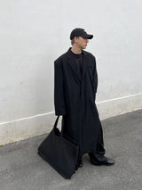 Dual Style Shoulder Pad Trench Coat