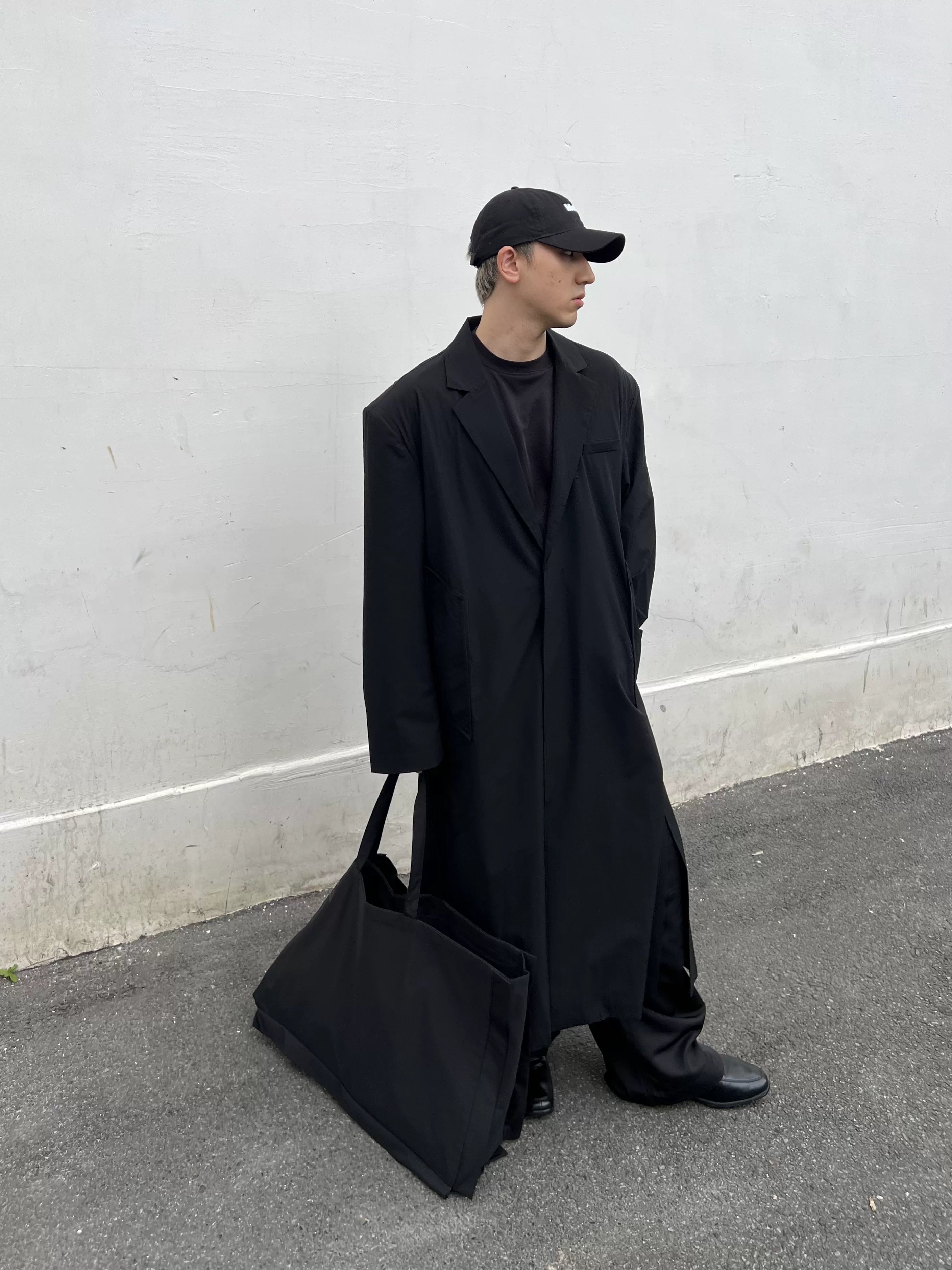 Dual Style Shoulder Pad Trench Coat