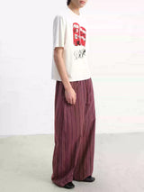 Red Bus Print Short Sleeve Tee