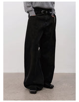 Vintage Washed Denim Banana Pants