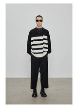 Casual Cropped Elastic Waist Pants